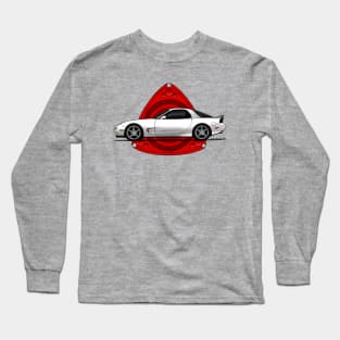 My drawing of the Japanese sports car with rotary engine and red rotor Long Sleeve T-Shirt